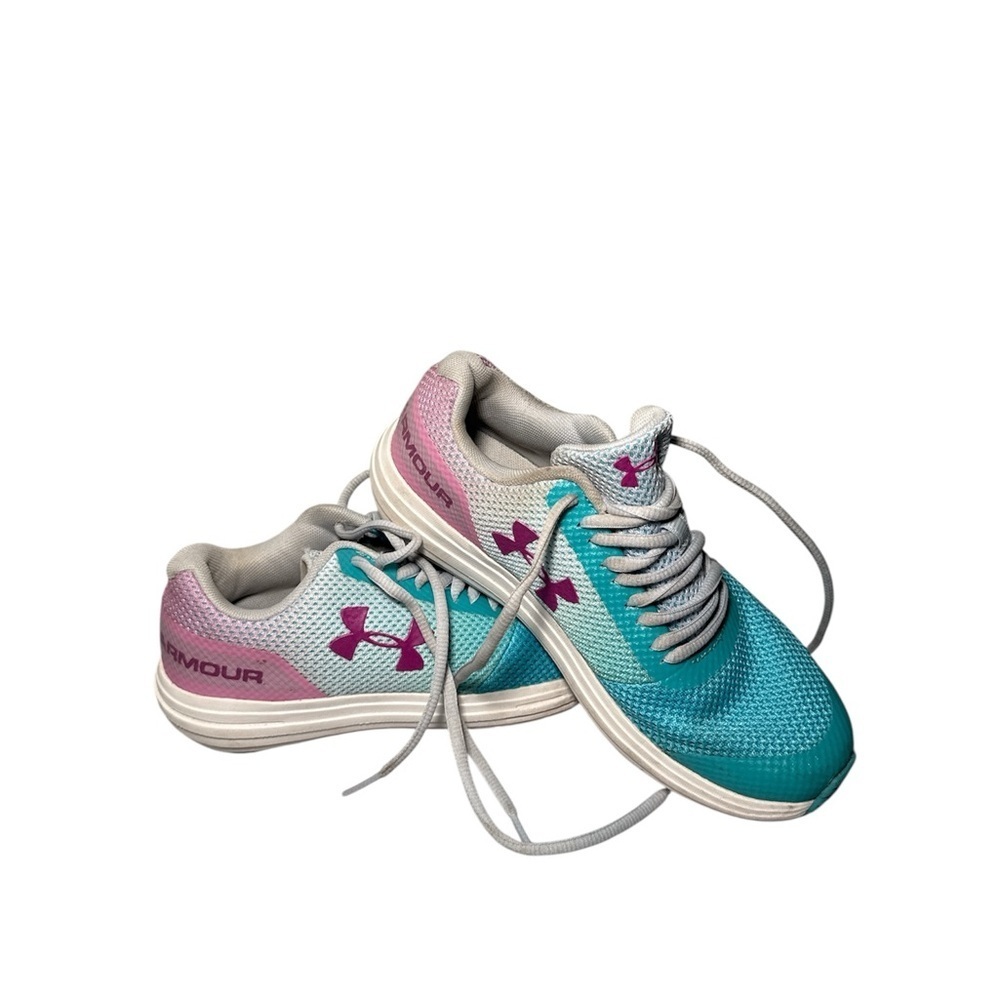 Under Armour Girls Running Sneakers Surge Prism Size 4